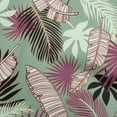 thumbnail image 1 of oneOone Cotton Cambric Dusty Teal Green Fabric Tropical Sewing Material Print Fabric By The Yard 42 Inch Wide, 1 of 6