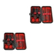 thumbnail image 1 of maskred Convenient Travel Nail Clippers Set with Protective Case 10 Pcs 15x10cm 2Set, 1 of 6