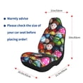 thumbnail image 2 of Goofa Easter Egg Printed Car Seat Covers, Automotive Seat Covers for Cars Trucks and SUVs, Quick Setup Universal Fit Elastic Seat Covers-2 PCS, 2 of 6