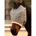 thumbnail image 1 of Máscara antimoscas para caballo Tackmore de malla estampada con acolchado de fleece y protección UV, 1 of 7