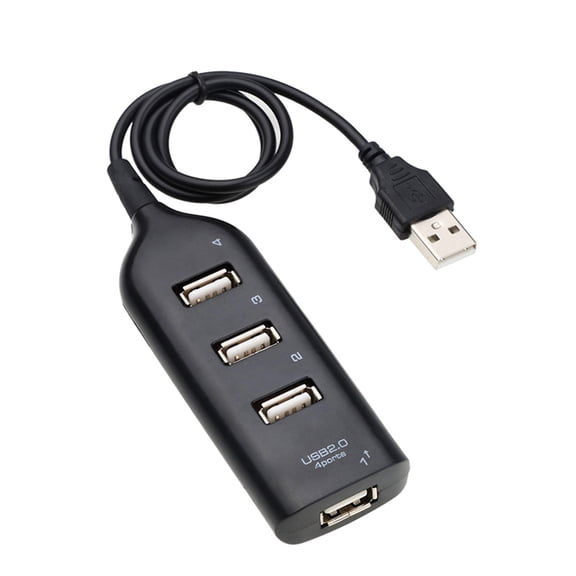 Soumake 4 Ports High Speed USB 2.0 Expansion Hub Splitter Adapter for PC Laptop Computer