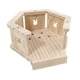 thumbnail image 1 of Casa de conejos, escondite para hámster, refugio ventilado, nido para dormir, hábitat de madera Estilo C, 1 of 8