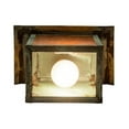 thumbnail image 5 of Meyda 2966 9 in. Seneca Prime Wall Sconce, Amber Mica, 5 of 6