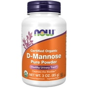 NOW Supplements, D-Mannose Powder, Non-GMO Project Verified, Healthy Urinary Tract*, 3-Ounce