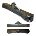 thumbnail image 3 of Premium Heavy Duty Rubber Broom Head- Indoor Outdoor Pet Hair Removal Carpets Rugs Squeegee Tile Vinyl Floors- 12', 3 of 5