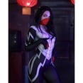 thumbnail image 2 of Disfraz de Spiderman y Cindy Moon para mujer, traje Sexy de seda para Cosplay, mono Zentai para Halloween Fivean  unisex, 2 of 2