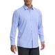 thumbnail image 4 of CAMISAS DE NEGOCIO DE MANGA LARGA PARA HOMBRES INSPIRAR CHIC, TIPO BOTÓN, TALLA M, AZUL CLARO, 4 of 6