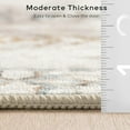 thumbnail image 3 of Area Vintage Boho Rugs for Living Room, Machine Washable Area Rugs with Non-Slip Backing, Indoor Rug Vintage Bohemian Area Rug Home Decor, Room Decor, 5 x 7 ft, Light Gray, 1 Pack, 3 of 6