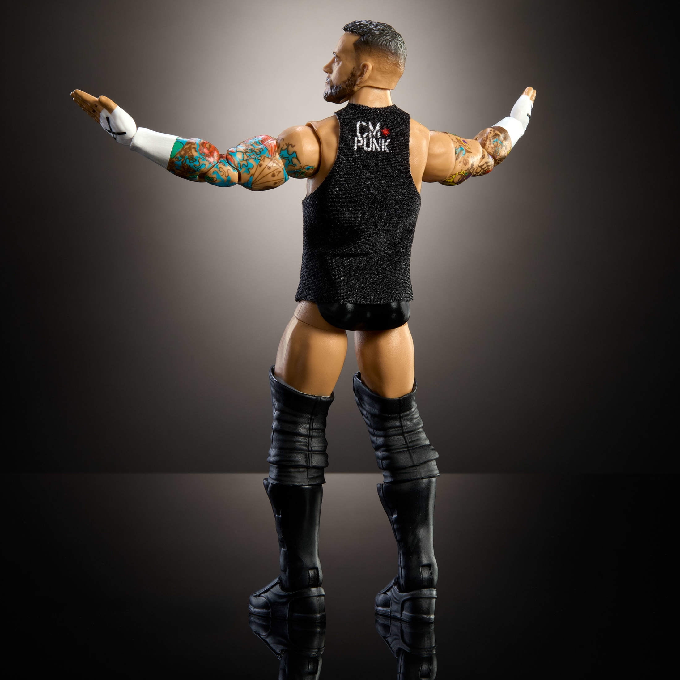 WWE Top Picks Elite Action Figure & Ring Gear, Accessories Set, CM Punk 6-inch Collectible