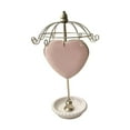 thumbnail image 1 of Expositor de collares y joyas giratorio y moderno. rosa, 1 of 9