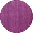 thumbnail image 1 of Ahgly Company Indoor Round Abstract Pink Modern Area Rugs, 4' Round, 1 of 4
