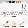 thumbnail image 2 of Uxcell 2Pcs 19.7" Upholstery Spring Replacement Kit Sagging Cushions Repair Kit, 2 of 7