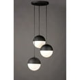 thumbnail image 3 of ET2 Half Moon 3-Light LED Pendant - Black - E20364-92BK, 3 of 5