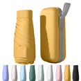 thumbnail image 1 of LEEYNEER Mini Compact Travel Sun Umbrella with Case - Small UV Protection Umbrella  Lightweight Portable Windproof Parasol for Women  Men & Kids  Square Box Design, 1 of 4