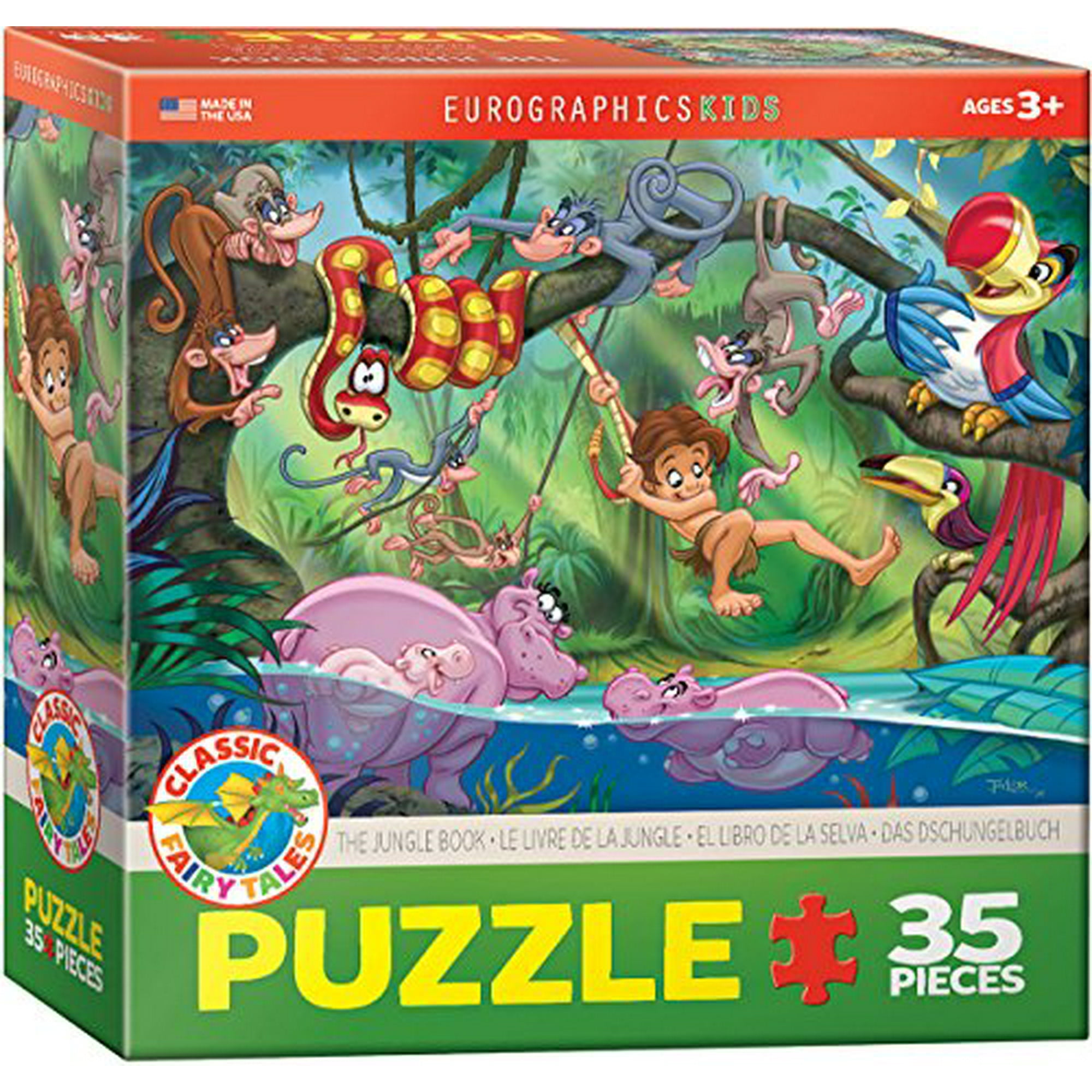 Eurographics 35 Piece Classicic Fairy Tales The Jungle Book