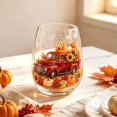 thumbnail image 4 of Fall Motif Thanksgiving Ceramic Coffee Mug With Wooden Lid And Spoon Microwave Dishwasher Safe Insulated Porcelain Cup For Hot Drinks, 4 of 4