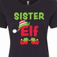 thumbnail image 4 of Inktastic Christmas Sister Elf Women's T-Shirt, 4 of 5