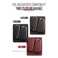 thumbnail image 5 of Key Cover Fit for Audi Flip Folding Key Fob,Solid Metal and Leather Key Protector for A1 A3 A4 A5 A6 A6L A8 Q2 Q3 Q5 Q7, 5 of 7