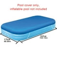 thumbnail image 2 of Rectangular Pool Cover, Above Ground Pool Covers, Inflatable Pool Cover for Swim Centers Size 103 in x 69 in, 2 of 6