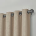 thumbnail image 3 of Eclipse Kingston Therma weave Blackout Grommet Single Curtain Panel, Natural Beige, 52" x 84", 3 of 5