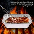 Stock Your Home Disposable 9x13 Aluminum Foil Pans (10 Pack) Half Size