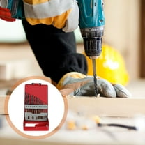 TAILTOSS Drilling Tool Kit 13Pcs Metal Drill Bits Wear Resistant Spiral Drill for Household Use