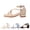 Black, variant on Girls Ankle Strap Low Heel Sandals, Little/Big Kids Open-Toe Dress Shoes for Weddings & Parties Sizes 13.5