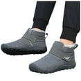 thumbnail image 3 of Womens Snow Boots Outdoor Male Warm Velvet Hook&Loop Snow Couples Mountaineering Boots Plus Female Boots, 3 of 6