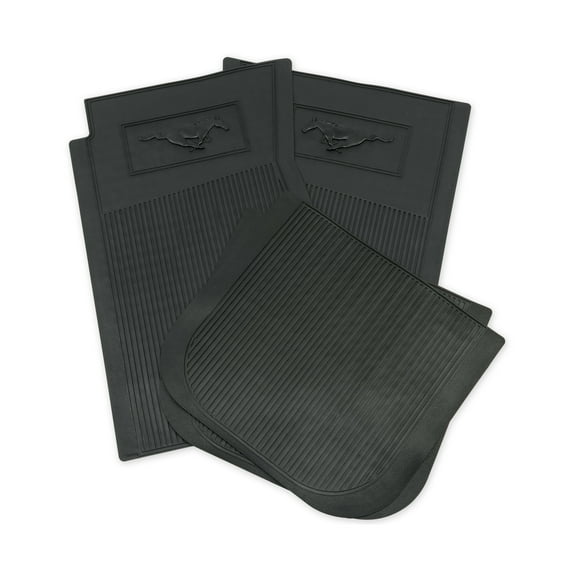 Scott Drake C5ZZ-6513086-BK 1965-1973 Pony Floor Mats Black