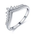 thumbnail image 1 of Anillos de plata 925 para mujer, joyería Popular de cristal azul, flor de Corazón Dorado, fiesta de boda, oro rosa, venta al por mayor, 1 of 4