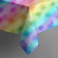thumbnail image 5 of Pioneer Flower Floral Print Pattern Square Tablecloth, Waterproof Wipeable Spillproof Washable Table Cover for Home Kitchen Party Decor, 42"x42", 5 of 6