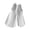 White 31 to 31.5, variant on Silicone Swim Fin Adult Kids Snorkels Fin Travel Size Flippers Swim Training Fin for Lap Swimming Divings Snorkeling