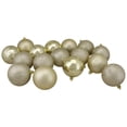 thumbnail image 6 of Northlight 16ct Shatterproof 4-Finish Christmas Ball Tree Ornament Set 3” - Gold, 6 of 9