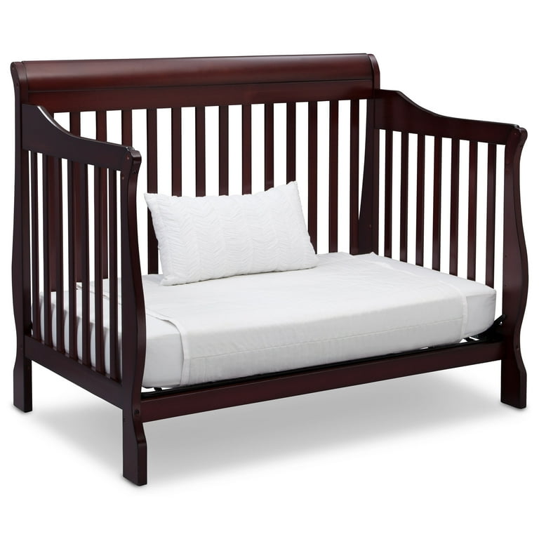 Delta Children Canton 4 in 1 Convertible Baby Crib Espresso Cherry Walmart