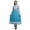 Turquoise Green, variant on Bimba Black Damask Indian Kurtis For Women Solid Readymade Anarkali Dress Printed Indian Kurti Small