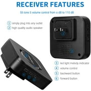 CallToU Caregiver Call Button with Pager Elderly Monitoring System Personal Alarm