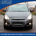 thumbnail image 3 of Unique Bargains Front Right Car Bumper Tow Hook Cover Tow Cover Cap Unpainted Fit for Opel Zafira B 2008 No.1405238, 3 of 6