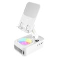 thumbnail image 3 of CoreLiving Rechargeable Handheld Fan Personal Portable Desk Fan Quiet Battery Operated Small Fan with Phone Holder for Travel Office Home 1 Pack, 3 of 6