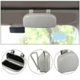 thumbnail image 3 of Unique Bargains Car Sunglasses Holders Sun Visor with Two Clips Storage Box Plastic Gray, 3 of 9