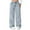 Light Blue A1, variant on Lodgix 2025 Fall Trendy Queen Jeans for Women Wide Straight Leg High Waisted Stretchy Baggy Jeans Fashion Loose Denim Pants Sky Blue L