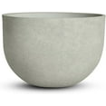 thumbnail image 1 of Grand Pot de Fleurs en Résine pour Arbres – Pot de Plante Rond Léger avec Finition Texturée en Pierre de Béton, Résistant aux Intempéries Décoratif Extérieur & Intérieur (Grande Taille - 21,7 Pouces), 1 of 5