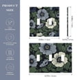 thumbnail image 2 of Yayeee Toggle Light Switch Wall Plate 3-Gang 6.37"x4.48" Decorative Outlet Cover, Dark Floral, 2 of 7