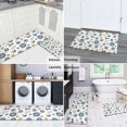 thumbnail image 5 of Pioneer Flower Floral Print Pattern Kitchen Rugs Sets Of 2, Anti Fatigue Non Slip Washable Floor Mats for Kitchen Sink Laundry, 17X30 Inch + 17X47 Inch, 5 of 6