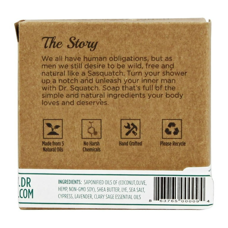 Dr. Squatch Men's Soap Sampler Pack (3 Bars) – Pine Tar, Cedar Citrus,  Nautical Sage – Natural Manly Scented Organic Soap for Men (3 Bar Bundle Set)  Reviews 2024