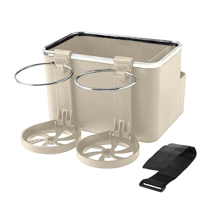 Car Armrest Storage Box Water Cup New Car Seat Storage Box With Cup Multifunctional Car Console Side Storage Box Water Cup Tissue Phone