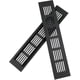 thumbnail image 3 of Aluminum Door Vent Grille - 2 Pack, 250x50mm Insect Protection for RV, Wardrobe, Kitchen Cabinet Ventilation - Black, 3 of 5
