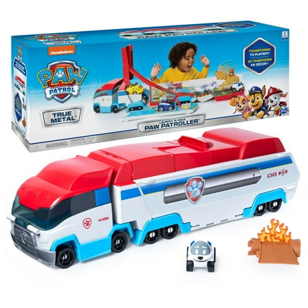 PAW Patrol, Launch’N Haul PAW Patroller, Transforming 2-in-1 Track Set for True Metal Die-Cast Vehicles, Kids Toys for Boys & Girls Ages 3 and Up