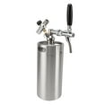 thumbnail image 1 of Système de Robinet de Mini Fût de Bière 3.6L, Système de Robinet de Growler en Acier Inoxydable, Mini Fût de Café Réglable 60PSI, 1 of 20