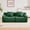 Green, variant on Leumius 82.7" Boneless Sofa,Cloud Modular Sectional Sofa with Deep Seat,Comfy Fluffy Teddy Fabric Couch for Living Room,Apartment, Bedroom,No Assembly Required,Camel