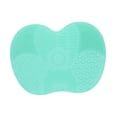 thumbnail image 2 of Almohadilla limpiadora para brochas de maquillaje, herramienta de limpieza con almohadilla de fregado, brocha de maquillaje de silicona Verde, 2 of 9